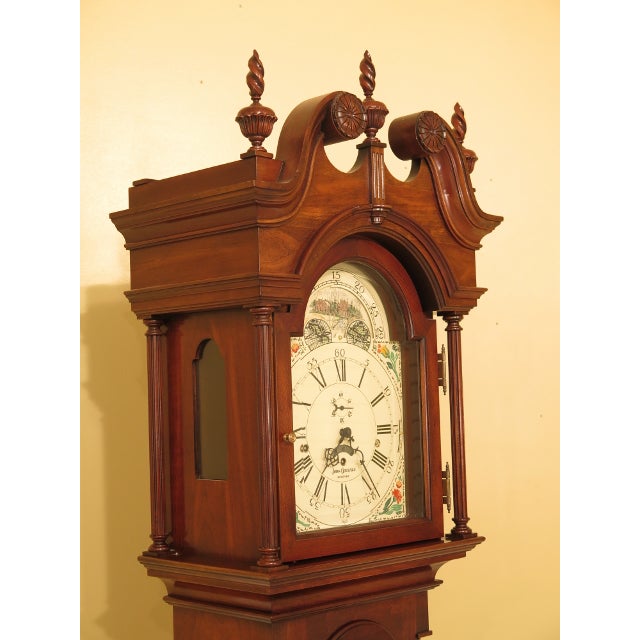Sligh John Goddard Cherry Grandfather Clock Chairish