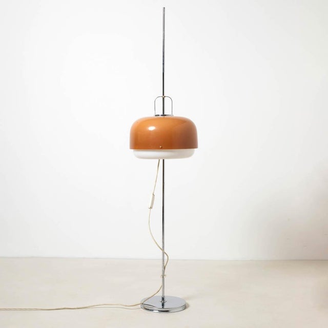 Metal Space Age Medusa Floor Lamp by Luigi Massoni for Meblo, Yugoslavia, 1970s For Sale - Image 7 of 7