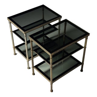 Metal Side Tables, 1960s, Set of 2 For Sale