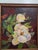 Framed Impressionist Floral Magnolia Still Life Oil Painting Wall Art, Burgundy For Sale In Chicago - Image 6 of 8