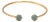 Turquoise Grace Adjustable Gold Cuff Bracelet For Sale
