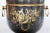 1950s Mid-20th Century Neoclassical Italian Tole Black & Gold Lidded Urn Ice Bucket For Sale - Image 5 of 10