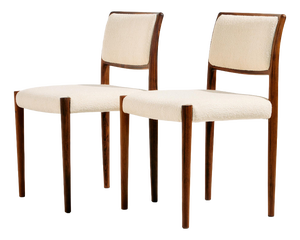 Rosewood Model 80 Dining Chairs by Niels O. Møller for J.L. Møllers Møbelfabrik, 1960s, Set of 2
