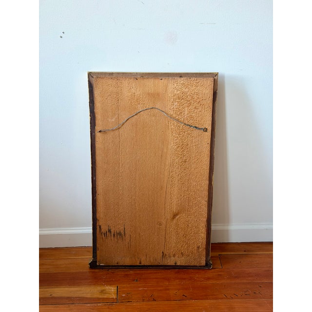 Gold Vintage Floral Giltwood Wall Mirror, C. 1925–1945 For Sale - Image 8 of 8