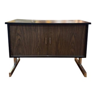 1970s Chrome & Formica Cabinet For Sale