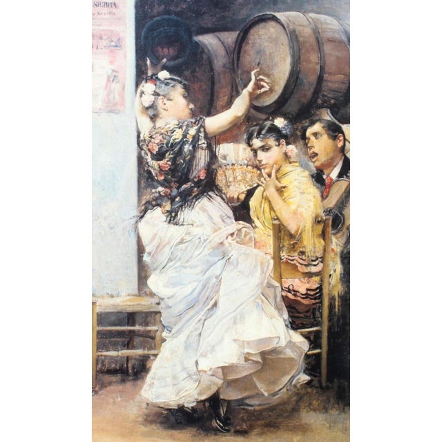20th Century Framed Spanish Museum Print of Flamenco Dancer For Sale - Image 3 of 12