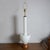 Mid-Century Modern Vintage Huge White Murano Cased Glass Table Lamps - A Pair For Sale - Image 3 of 11