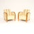 Art Deco Swedish Leather and Satin Birch Armchairs, 1930s, Set of 2 For Sale - Image 13 of 13