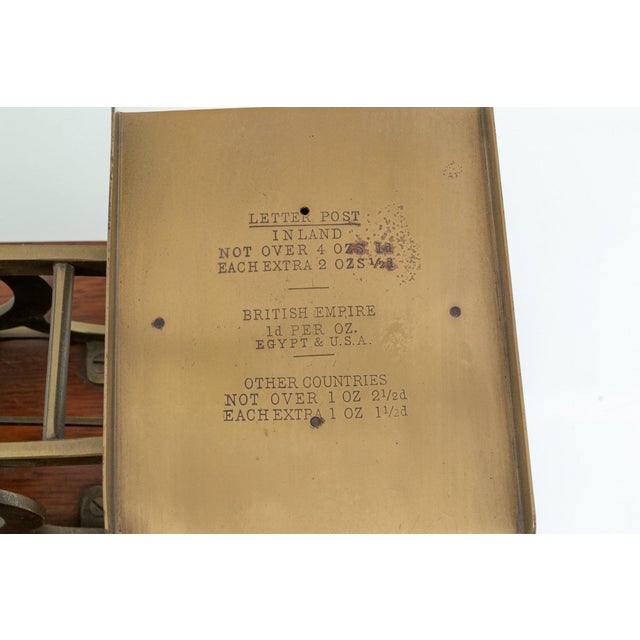 Antique English S. Mordan & Co. London Letter Postal Scale For Sale - Image 10 of 11