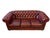 Vintage Chesterfield Three-Seater Sofa in Leather For Sale - Image 5 of 5