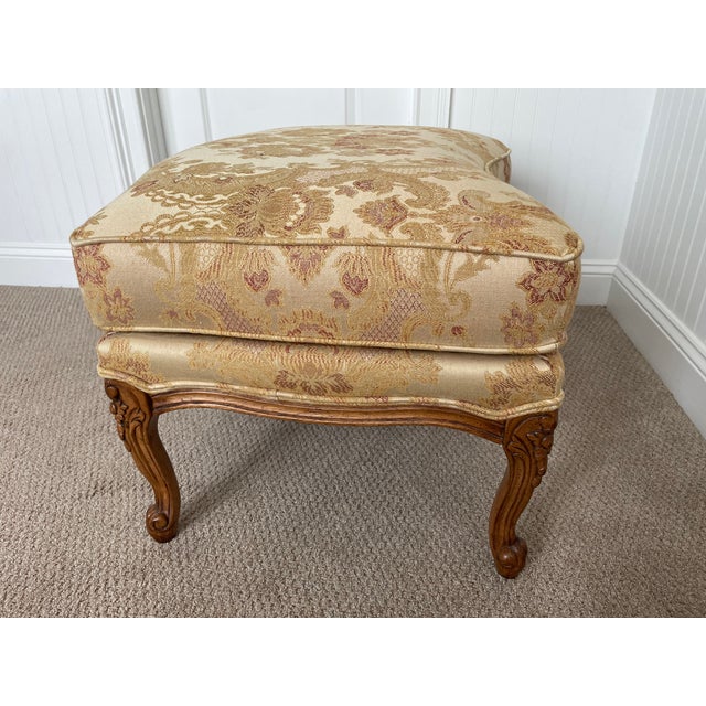 Sienna 2000s Henredon Chair and Ottoman - Set of 2 For Sale - Image 8 of 13