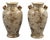 Japanese Satsuma Thousand Butterflies Vases by Kinzan, Set of 2 For Sale