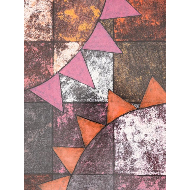 Hans OSSWALD, Sonnen, Mixed Media on Paper, Framed For Sale - Image 4 of 10