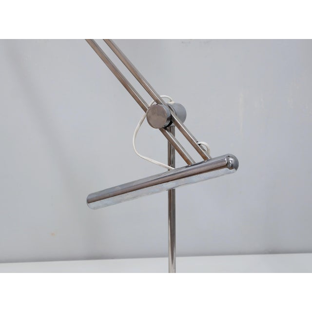 Contemporary Adjustable Counterbalance Table Lamp by Goffredo Reggiani, 1970s For Sale - Image 3 of 14