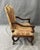 Late 20th Century Traditional High-Back Upholstered Arm Chair For Sale - Image 4 of 10