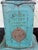 Early 20th Century Antique 1906 Triner “Perfection” Family Kitchen Scale in Original Aqua Paint For Sale - Image 5 of 12