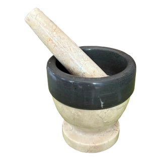 1970s Multi Stone Mortar and Pestle For Sale