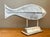 Vintage Washed Pencil Reed Fish Sculpture For Sale - Image 10 of 12