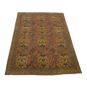 Antique Oushak Rug 18.7x13.2