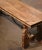 19th Century Spanish Renaissance Carved Chestnut Folding Bench With Iron For Sale - Image 11 of 12