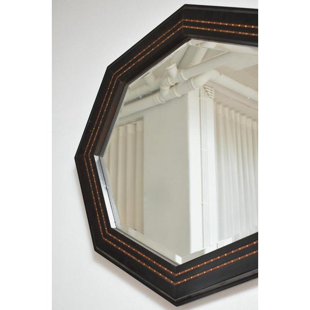 Octogonal mirror, 1970s. Height: 84 cm - 33.07 in Length: 84 cm - 33.07 in Width: 6 cm - 2.36 in