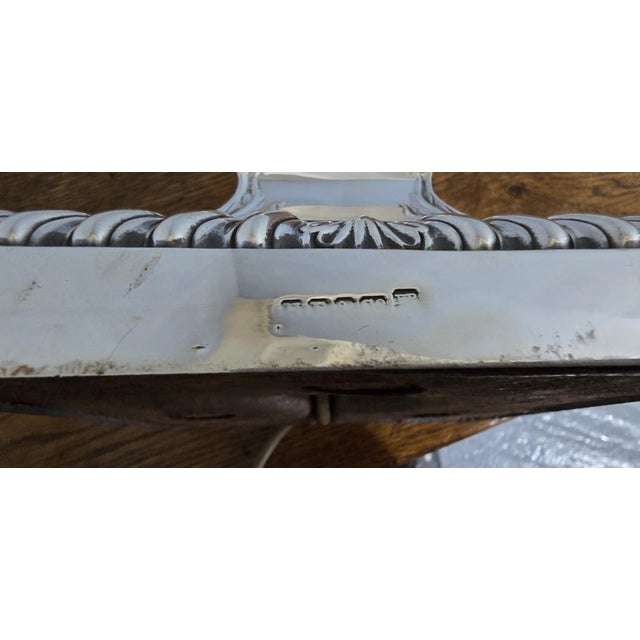 Antique Silver Plated Table Lamp, 1880 For Sale - Image 4 of 8