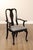 Queen Anne Century Furniture Ebonized Set of Six Queen Anne Style Dining Chairs For Sale - Image 3 of 18