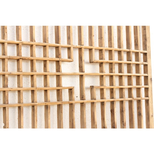 The Zen Screen, Antique Lattice Panel For Sale - Image 4 of 6