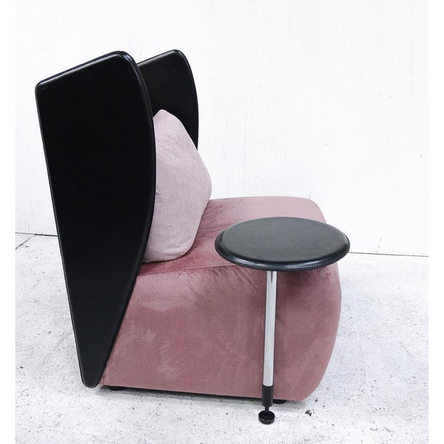 Italian Postmodern Lounge Chair by Augusto Mandelli & Walter Selva for Salmistraro, 1980s For Sale - Image 14 of 17