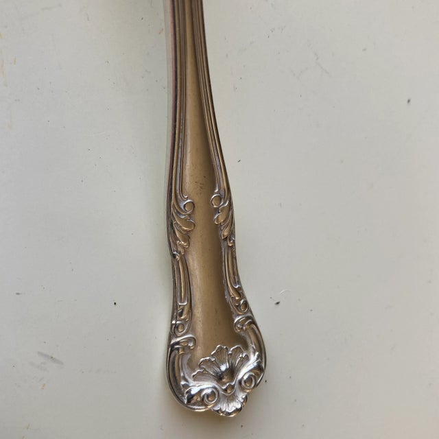 Victorian Antique Gorham Silver Plated With Gold Finish Sugar Spoon For Sale - Image 3 of 9