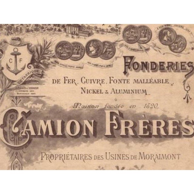 Antique French Cast Iron Fruit Press from Camion Frères, 1920s For Sale - Image 9 of 12