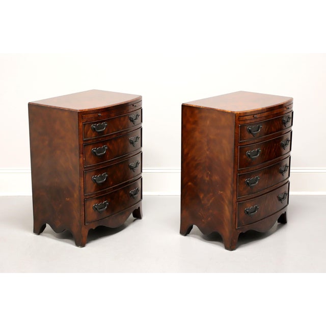 Theodore Alexander “Townhouse” Regency Flame Mahogany Nightstands