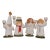 Vintage 1987 Lisa Larson for Goebel Holiday Lucia Parade Candle Holder Figurines - Set of 4 For Sale