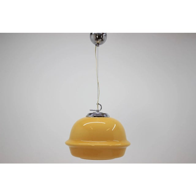 Mid-Century Glass Pendant, 1980s For Sale - Image 6 of 6