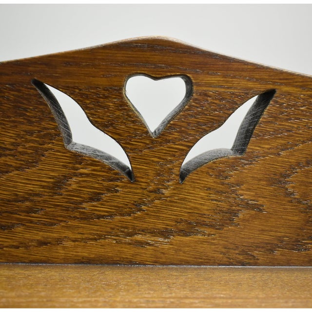 Mission Mission Bookcase / Curio Cabinet - Walnut (W1) For Sale - Image 3 of 11