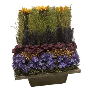 Layered Centerpiece Floral Decor For Sale