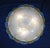 Glass 20th Century Italian Clear and Amber Murano Graniglia Flush Mount For Sale - Image 7 of 9