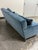 2010s Ethan Allen Peacock Blue Velvet Sofa For Sale - Image 5 of 12