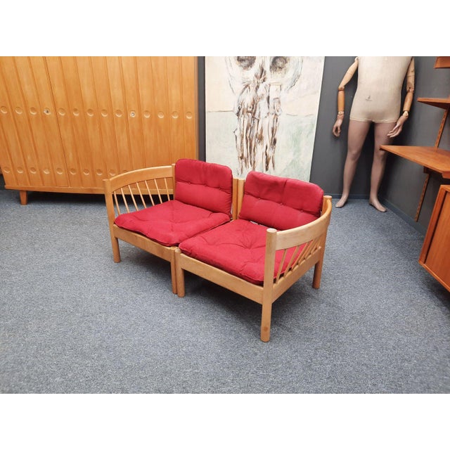 Mid-Century Modern Mid-Century Danish Sofa by Jørgen Bækmark, 1960s, Set of 2 For Sale - Image 3 of 15