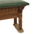 Renaissance Revival Sculpted Oak Bench, 20th Century For Sale - Image 5 of 18