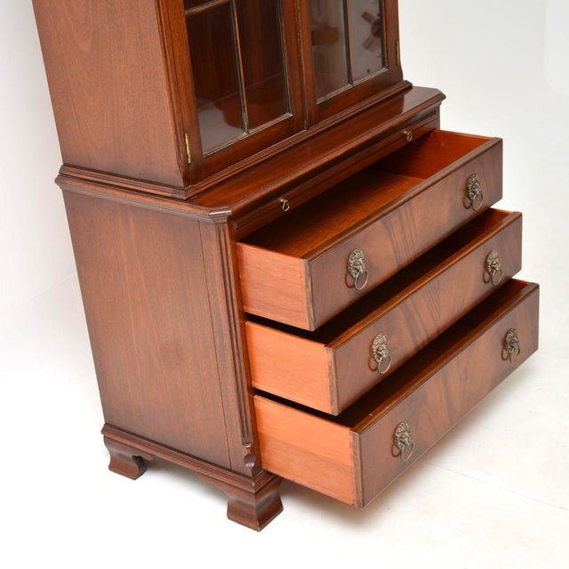 Antique Georgian Bookcase, 1950s For Sale - Image 11 of 12