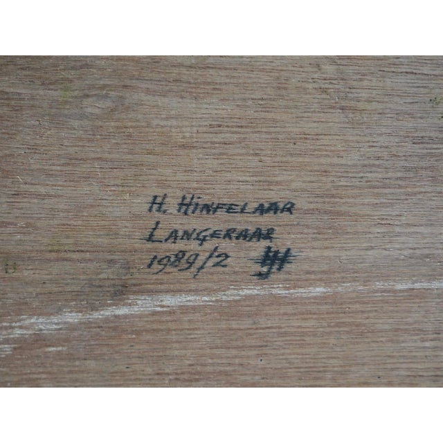 H. Hinfelaar, Organic Wood Sculpture, 1989, Multiplex & Pearwood For Sale - Image 9 of 10