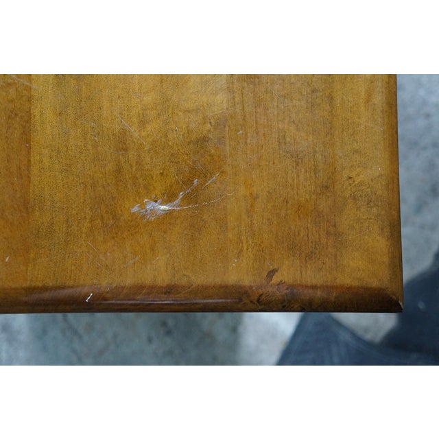 Antique American Country Farmhouse Maple and Pine Three Drawer Chest Dresser 42" For Sale - Image 16 of 17