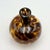 Rare Empoli vase, a stunning piece of Italian blown glass from the 1960s. Featuring a rich amber and brown mottled design,...