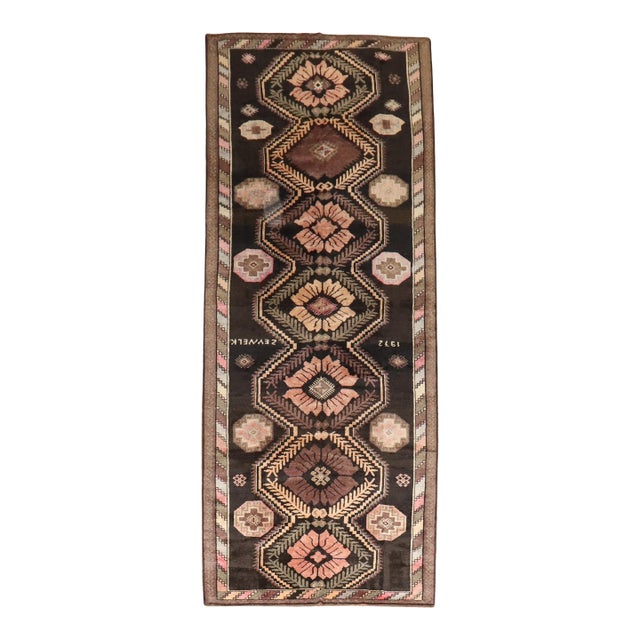 20th Century Zabihi Collection Turkish Kars Anatolian Corridor Rug - 6'3" x 17' For Sale