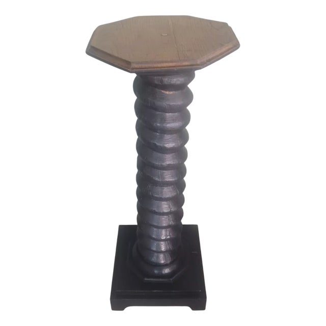 Lacquered Vase Column For Sale