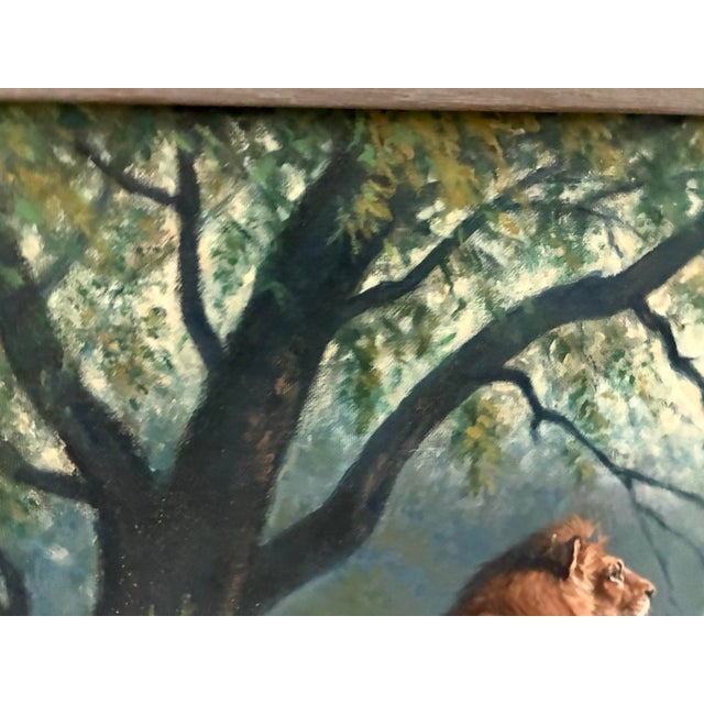 Wood Mid 20th Century Walter J. Wilwerding Oil Painting For Sale - Image 7 of 12