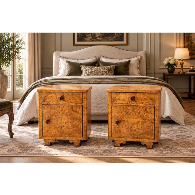 Art Deco Style Side Tables, Poland, 1950s, Set of 2 For Sale - Image 15 of 15
