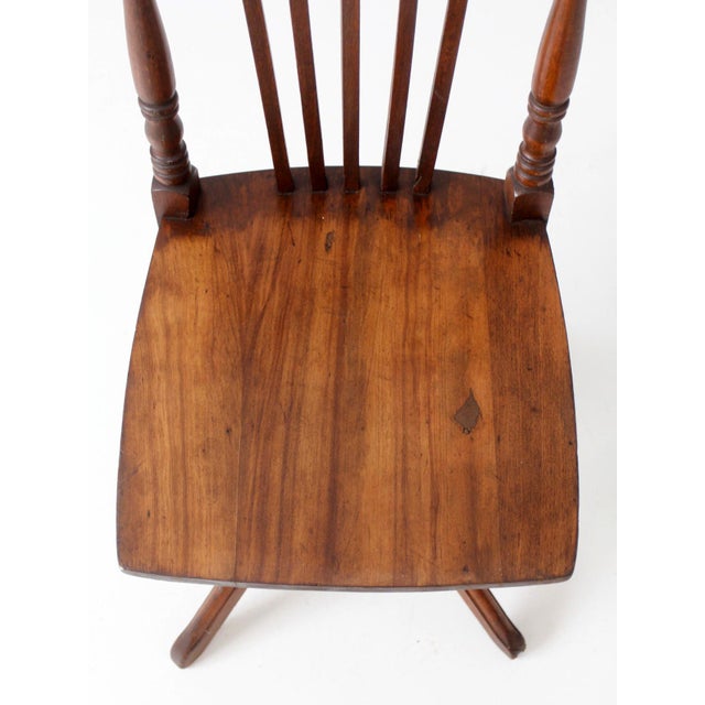 Antique Victorian Children's Swivel Desk Chair For Sale - Image 11 of 18