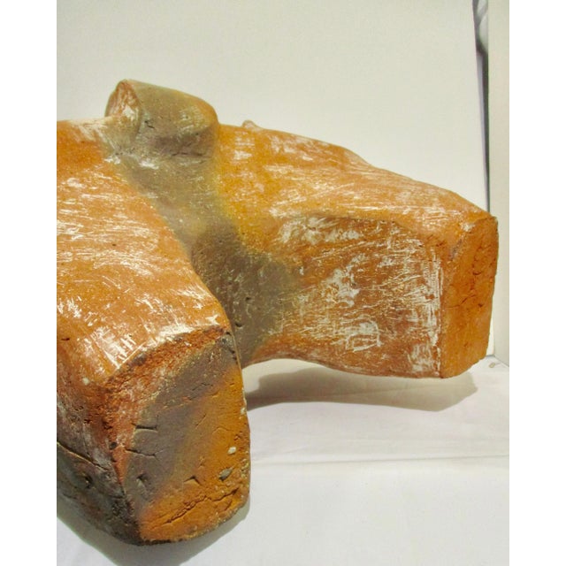 James T Sampson Sculpture Terra Cotta Horse Circa 1970s' For Sale - Image 10 of 12